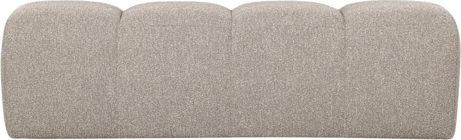 WOOOD Mojo Eetbankje 164 cm Bouclé Stof Beige Melange 49x164x45 cm - Foto 3