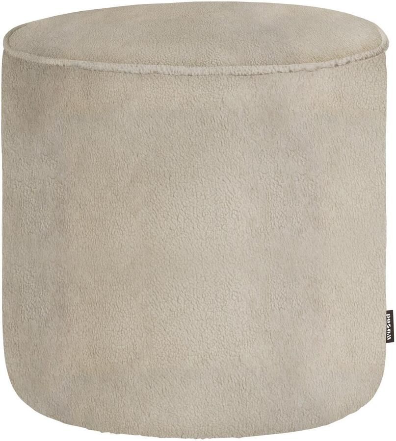 WOOOD Hocker Sara zacht gepolsterd ronde vorm h 46 cm x ø 46 cm - Foto 5