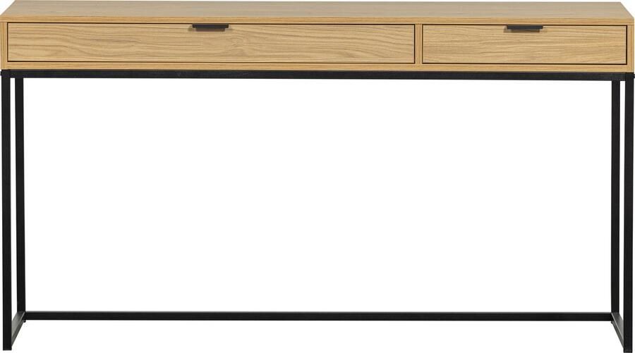 WOOOD Exclusive Bureau Silas Eiken 140 x 44cm Naturel - Foto 4
