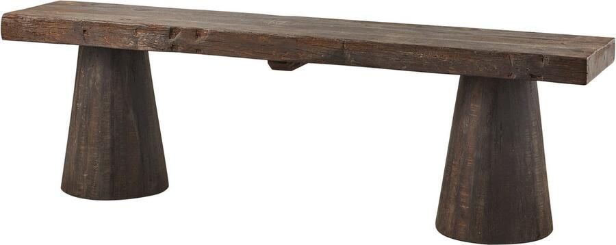 WOOOD Bijzettafel Jonah Mangohout 30cm Donkerbruin - Foto 4