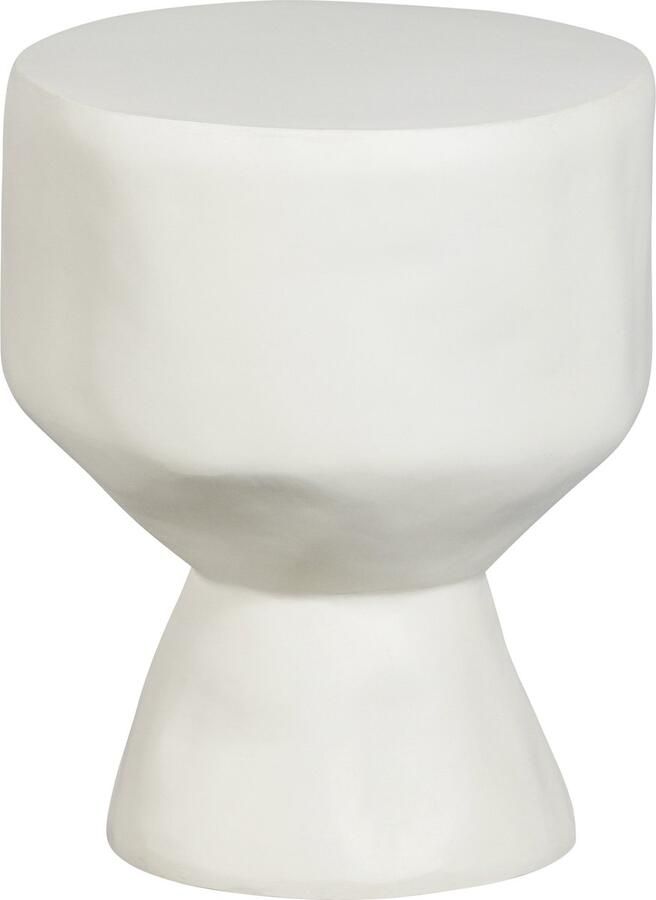 BASICLABEL Bijzettafel Aur Polymeer Naturel 50x40x40