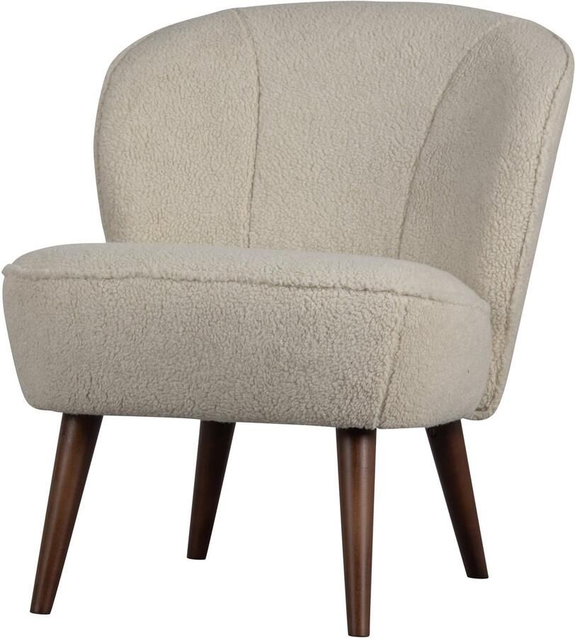 WOOOD Sara Fauteuil Teddy Off White 71x59x70 - Foto 2