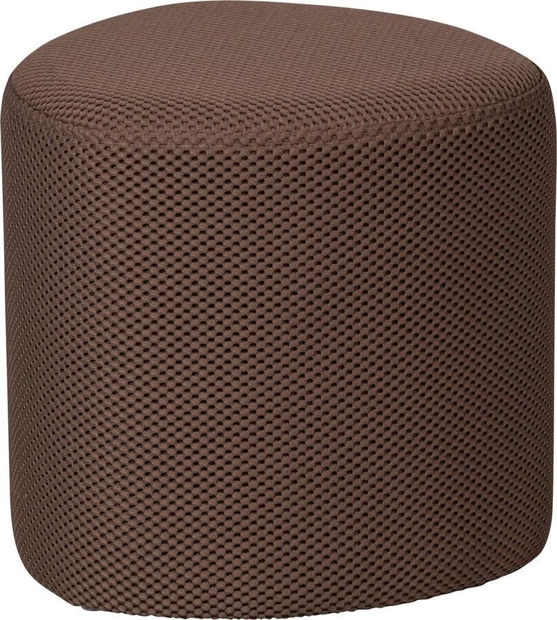 WOOOD Exclusive Poef Puuk Mesh Espresso - Foto 2