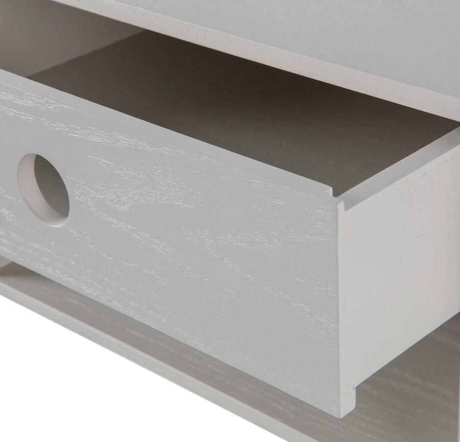 WOOOD Nancy Hangend Nachtkastje MDF Mist Grijs 20x34x30 cm - Foto 2