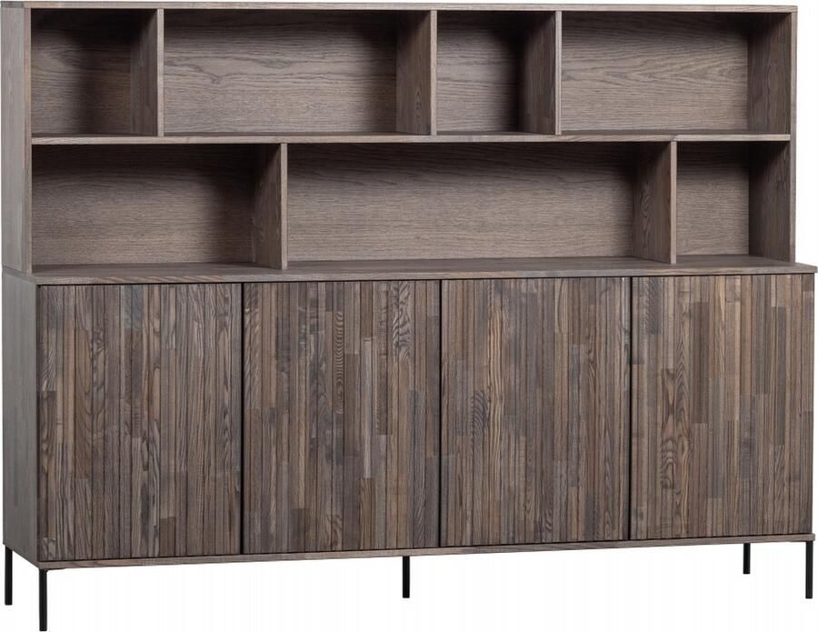 WOOOD Buffetkast Gravu veel opbergruimte push-to-open functie h 150 cm x b 200 cm - Foto 6