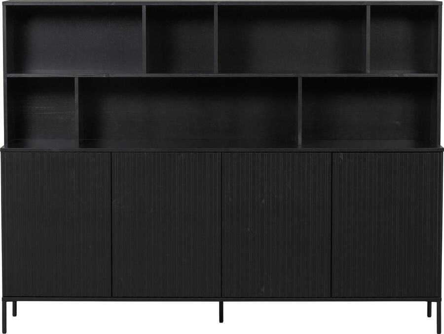 WOOOD Buffetkast Gravu veel opbergruimte push-to-open functie h 150 cm x b 200 cm - Foto 5