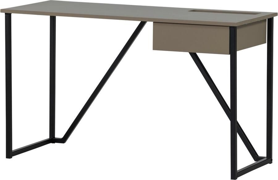 WOOOD New Julius Bureau Grenen Mud 75x126x53