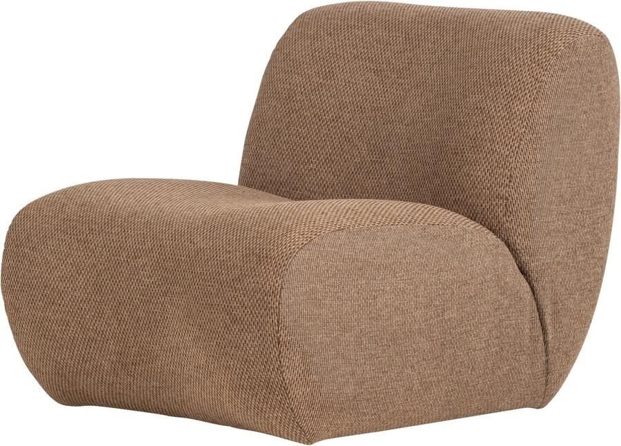 WOOOD Nomu Fauteuil Grove Chenille Lichtbruin 74x76x92 cm - Foto 3
