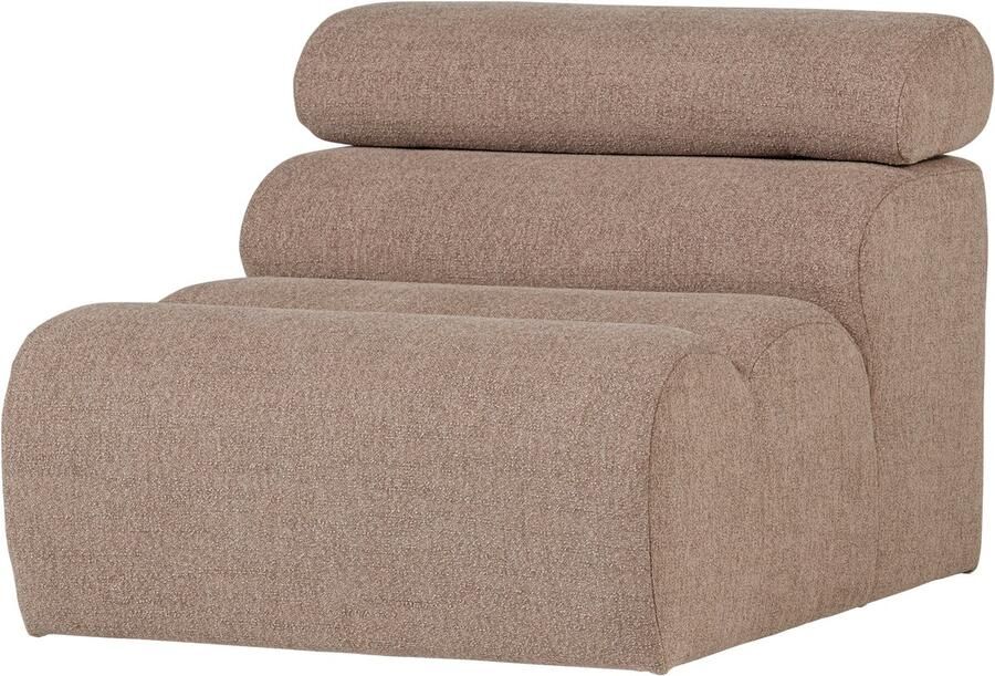 WOOOD Novi 1-Zits Element Bank Polyester Taupe 86x82x113