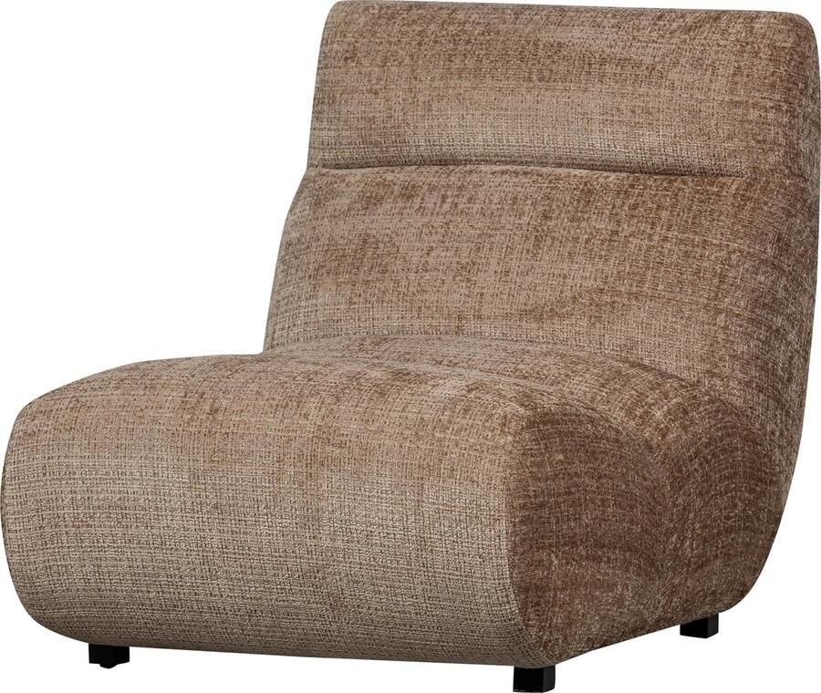 WOOOD Fauteuil Observe vrijstaand grof geweven chenille-stof h 82 cm x b 75 cm - Foto 6