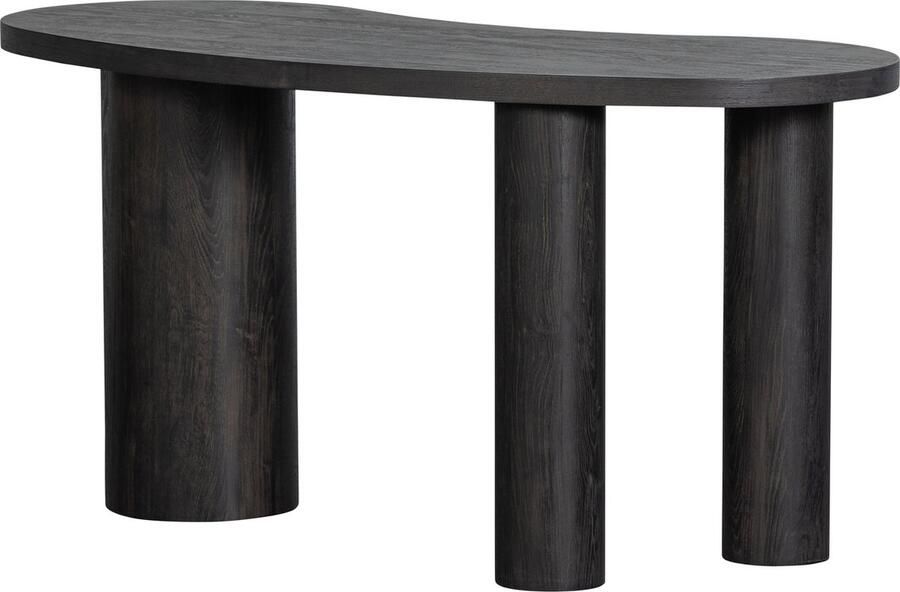 WOOOD organisch sidetable bureau Maan MDF Bruin 75x150x70cm