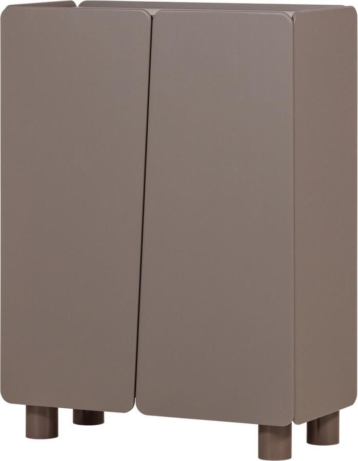 WOOOD Root Opbergkast 2-Deurs Grenen Truffel Bruin 135x100x45 - Foto 3
