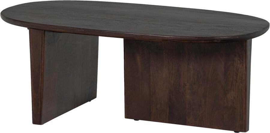 WOOOD Seam Salontafel Mangohout Bruin Walnoot 40x110x60 - Foto 3