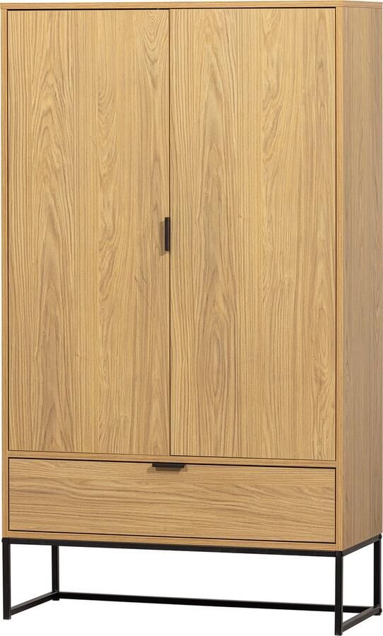 WOOOD Bergkast Silas met 2 deuren en een lade veel opbergruimte h 149 cm x b 85 cm - Foto 3