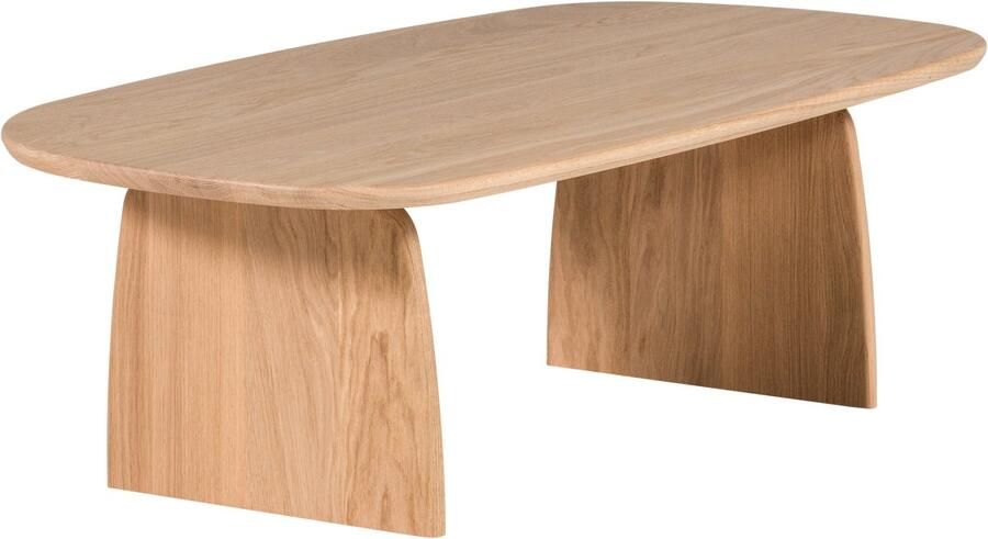 WOOOD Tablo Salontafel 110 cm Eikenhout Transparant 35x110x59