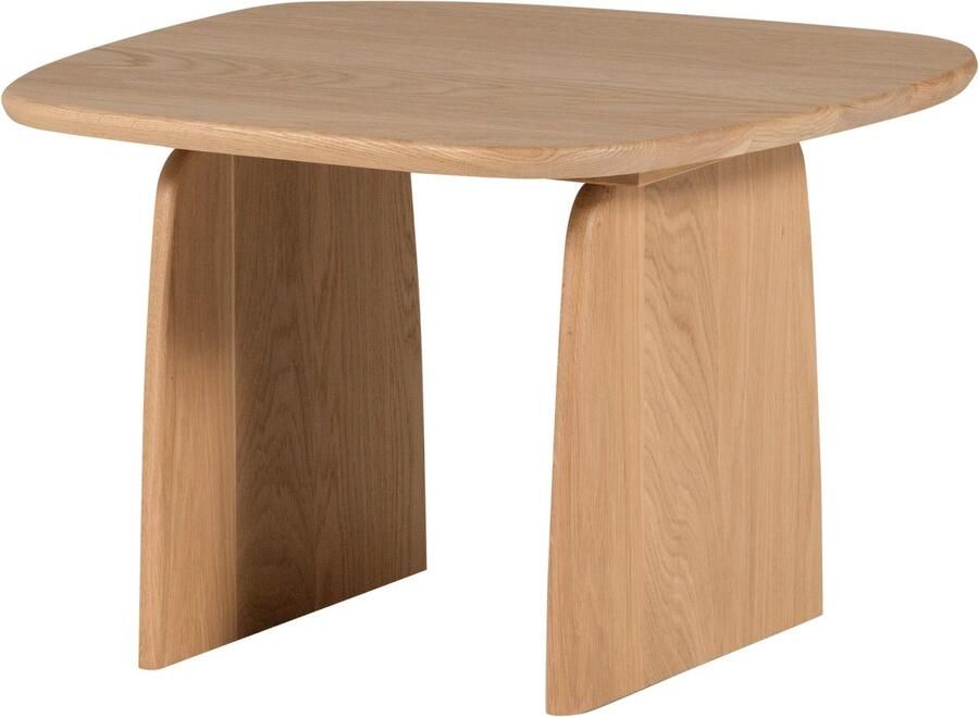 WOOOD Tablo Salontafel 60 cm Eiken Transparant 40x59x59