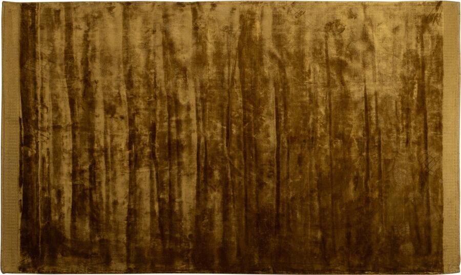 WOOOD Tammo Vloerkleed Viscose Honinggeel 1x200x300