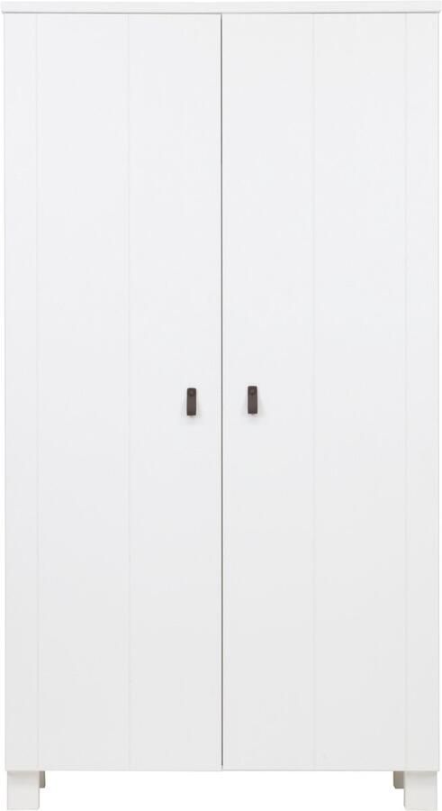 WOOOD Ties Kast Grenen Wit 202x111x55 - Foto 4