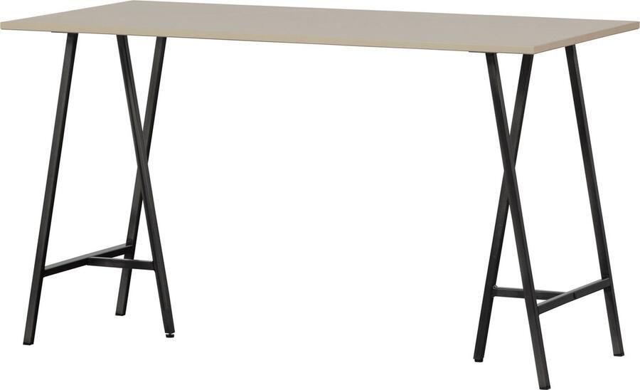 WOOOD Tino Bureau Grenen Dust 75x130x62