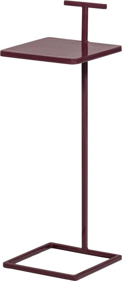 WOOOD bijzettafel Toste Metaal Aubergine 64x22x22 cm