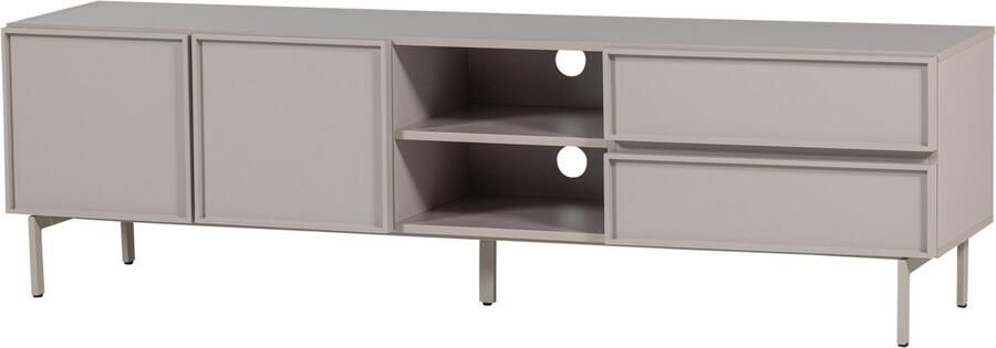 WOOOD Tours Tv Meubel 180 cm Melamine MDF Zand 51x180x42