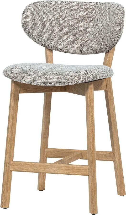 WOOOD Udar Barstoel Met Houten Frame Hout Naturel 94x51x58 cm - Foto 3