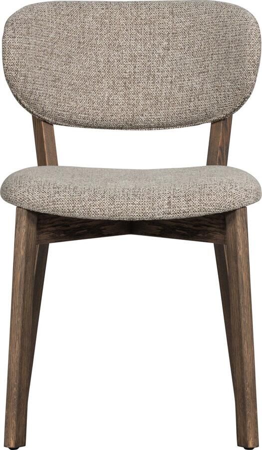 WOOOD Udar Eetkamerstoelen Houten Frame Donkerbruin Set van 2 - Foto 3