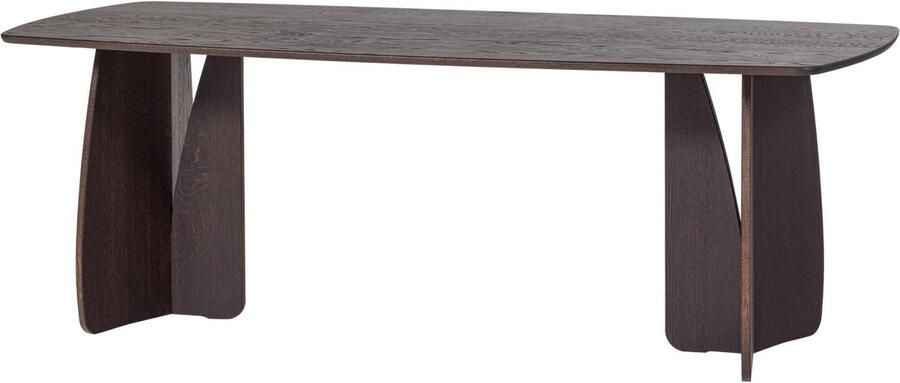 WOOOD Veere Eettafel Massief Eikenhout Mystic Brown 220 x 100 - Foto 3