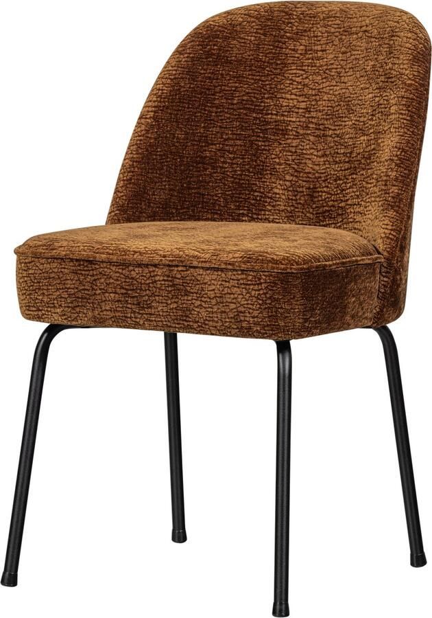 WOOOD Vogue Eetkamerstoel 3D Chenille Middenbruin 83x50x57 cm