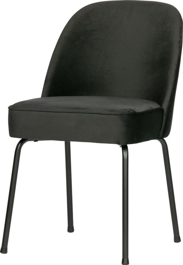 WOOOD Eetkamerstoel Stockholm Gestoffeerde stoel 4-poots metalen frame breedte 50 cm (set 2 stuks) - Foto 8