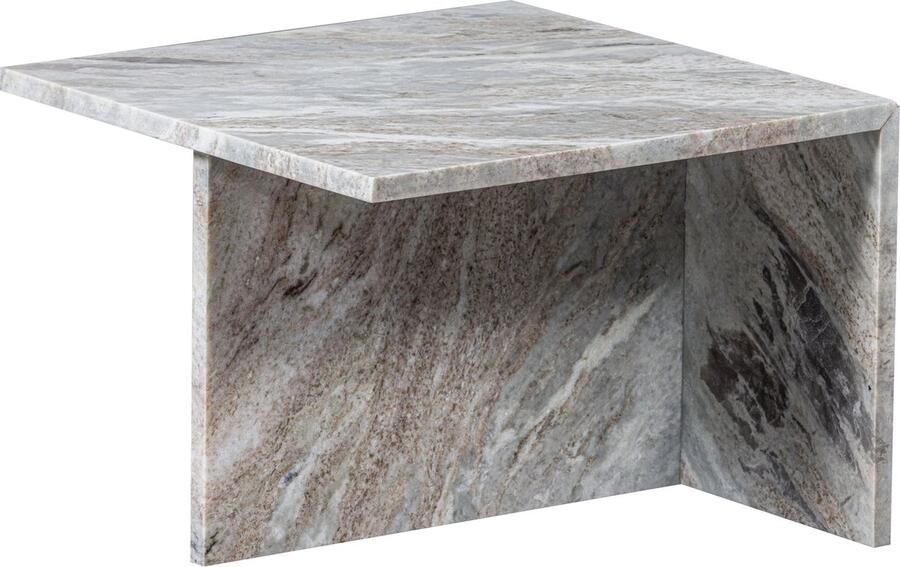 WOOOD Salontafel Xhail met een royale tafelblad van marmer h 35 cm x b 50 cm - Foto 13