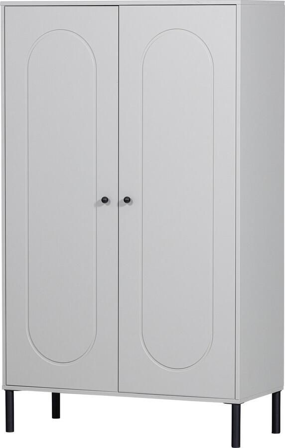 WOOOD Xina Lage Kast Grenen Wolkengrijs 149x90x40 - Foto 3