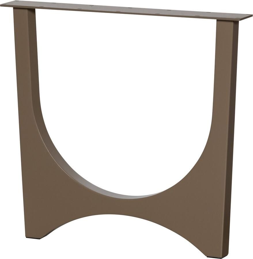 WOOOD design tafelpoot Zaandam Metaal Zand 1 stuks 72x79x10