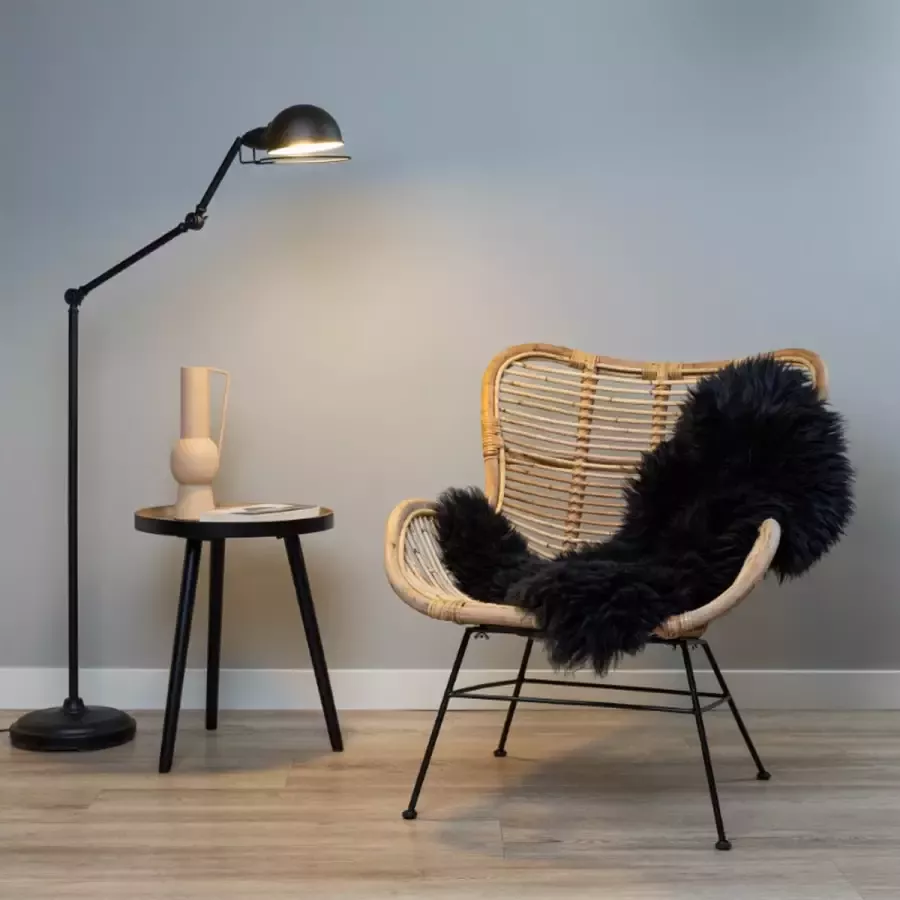 WOOOL Schapenvacht Australisch Zwart L (105x60cm) 100% Echt Vloerkleed ECO+