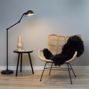 WOOOL Schapenvacht Australisch Zwart XS (80x45cm) 100% Echt Vloerkleed ECO+