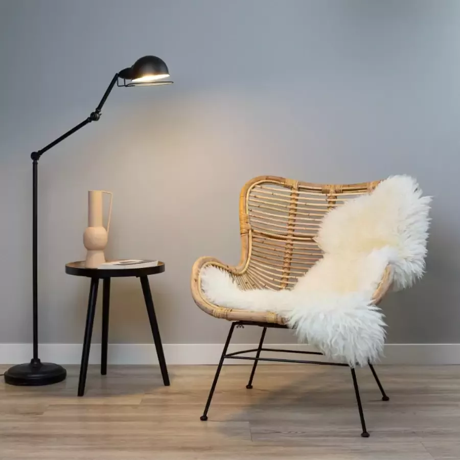 WOOOL Schapenvacht Classic Wit CURLY S (90x50cm) 100% Echt Vloerkleed Krul