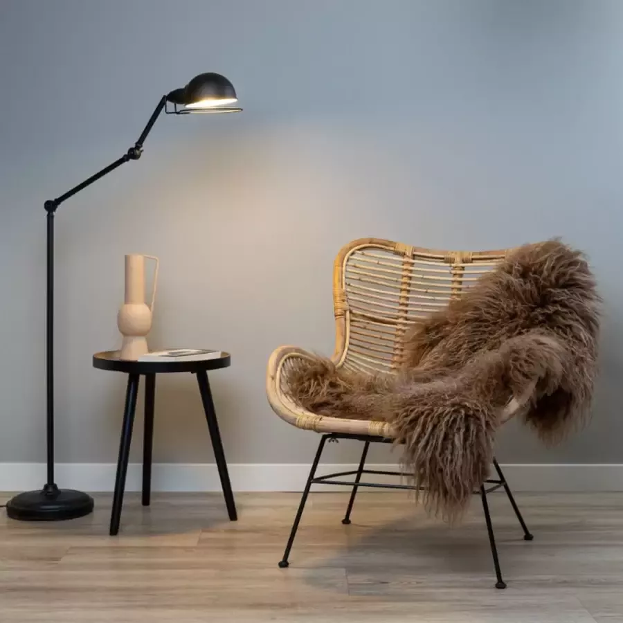 WOOOL Schapenvacht IJslands Bruin CURLY M (100x55cm) 100% Echt Vloerkleed Krul - Foto 2