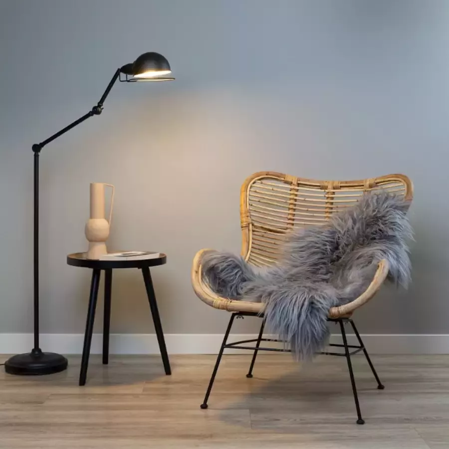 WOOOL IJslandse Schapenvacht Grijs CURLY L (105x60cm) 100% Natuurlijk & Echt Vloerkleed ECO+ - Foto 2