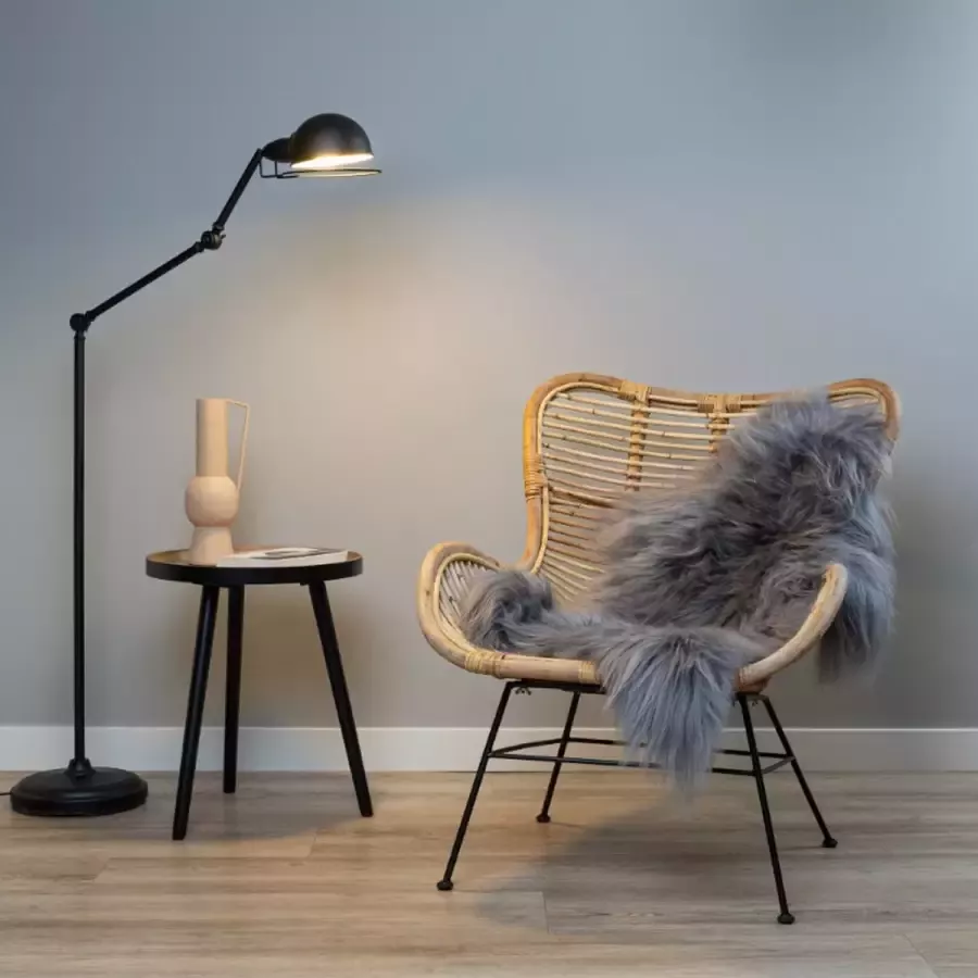 WOOOL IJslandse Schapenvacht Wit Bruin CURLY XL (115x65cm) 100% Natuurlijk & Echt Vloerkleed ECO+ - Foto 2