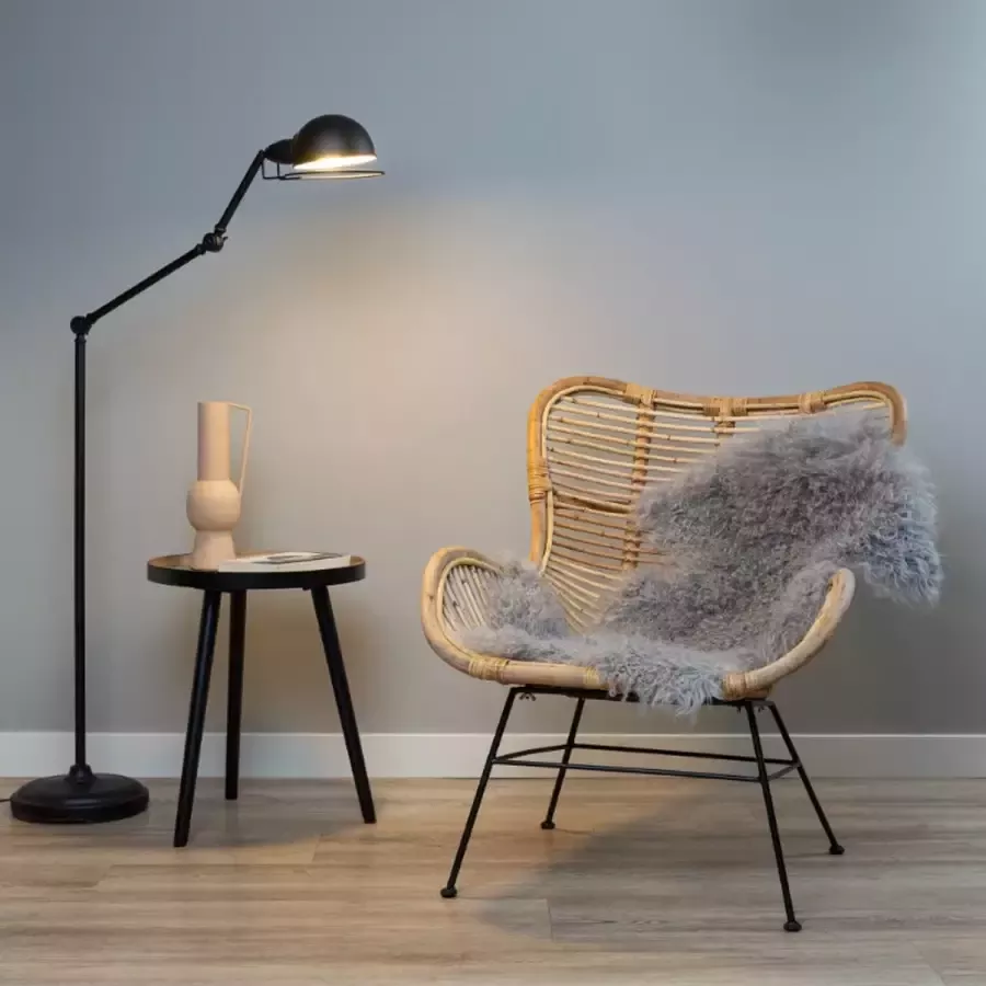 WOOOL Schapenvacht Tibetaans Grijs M (100x55cm) 100% Echt Vloerkleed Krul - Foto 1