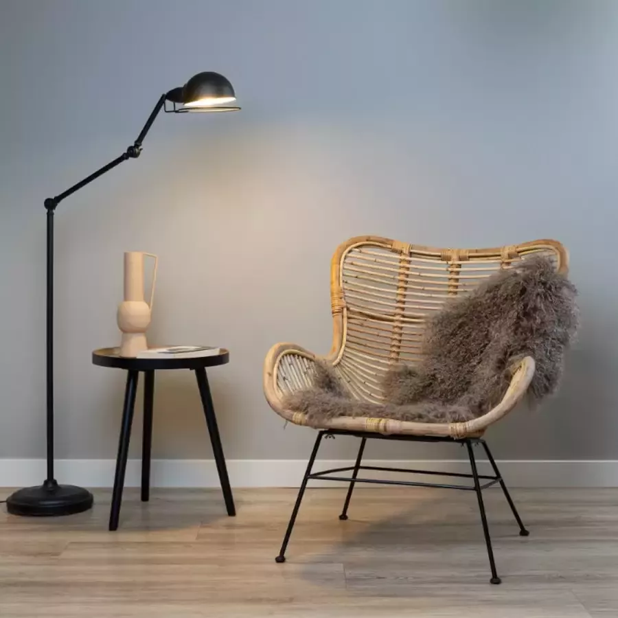 WOOOL Schapenvacht Tibetaans Taupe M (100x55cm) 100% Echt Vloerkleed Krul