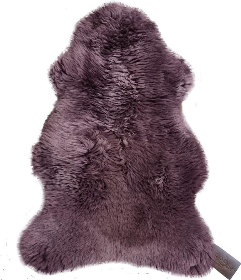 WOOOL Australisch Schapenvacht Paars M (100x55cm) 100% Natuurlijk & Echt Vloerkleed ECO+
