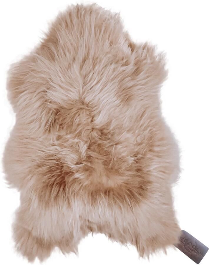 WOOOL IJslandse Schapenvacht Beige S (90x50cm) 100% Natuurlijk & Echt Vloerkleed ECO+