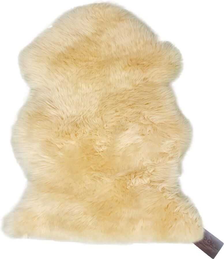 WOOOL Medicinale Schapenvacht Longwool 100% Anti-Decubitus en Doorliggen XS (80x45cm) Veilig Zacht & Comfortabel Vloerkleed ECO+