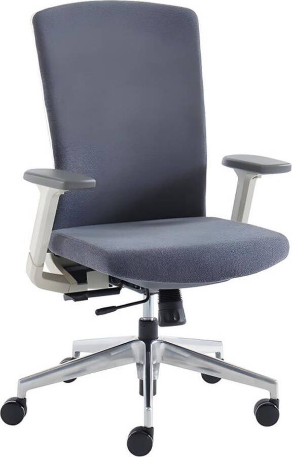 Workēa Bureaustoel Stof Grijs HUMIA L 67 cm x H 99 cm x D 59 cm - Foto 2