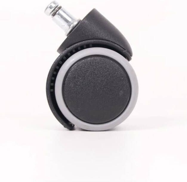 Workliving 5x Bureaustoelwielen 11mm 50mm Harde Wielen Zachte vloer Belast geremd