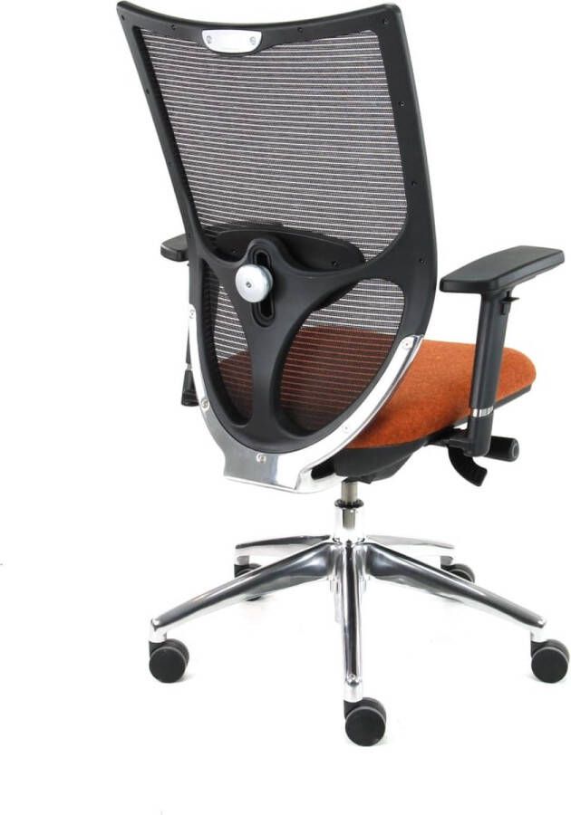 Workliving Arena Classic Wolvilt Bruin Bureaustoel Ergonomisch Design (N)EN 1335