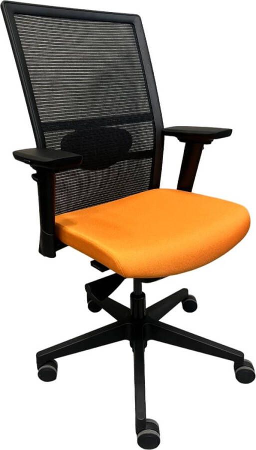 Workliving GISPEN Omnis Special Oranje Bureaustoel (N)EN 1335 Zwart