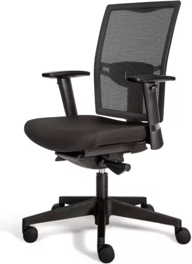 Workliving Projectas V1 Mesh Black Edition Bureaustoel Ergonomisch Design (N)EN 1335