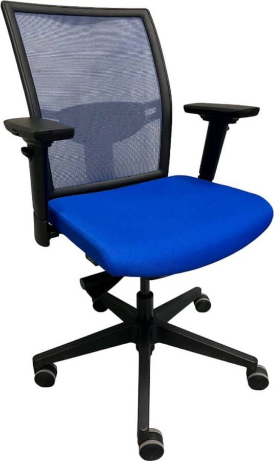 Workliving Projectas V1 Special Mesh Blauw Bureaustoel Ergonomisch Design (N)EN 1335